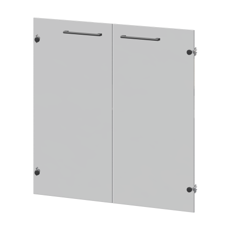 Фасады стеклянные Кортез KZF-28S(Ч) 784x4x780 (Тонированный)