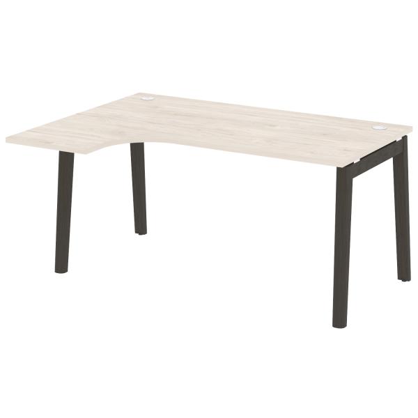 Стол эргономичный левый на деревянных опорах Onix Wood OW.SA-4L 1580x1180x750