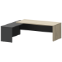 Стол руководителя левый Кортез KZP-22L 2200x2000x750