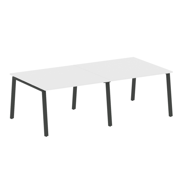 Стол для переговоров (2 столешницы) на А-образном м/к Metal System Style БА.ПРГ-2.2 2400x1235x750