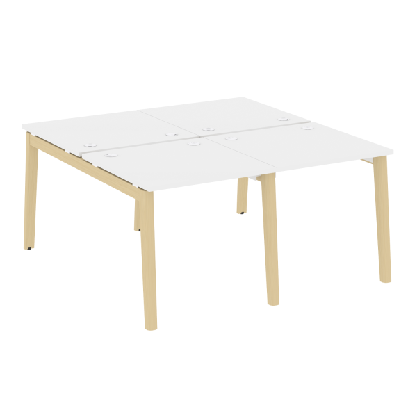 Рабочая станция на деревянных опорах Onix Wood OW.D.RS-4.0.8 1560x1635x750