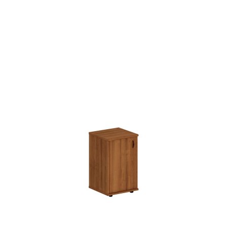 Шкаф закрытый узкий низкий Престиж Исп.02 470x460x750 (Темный орех)