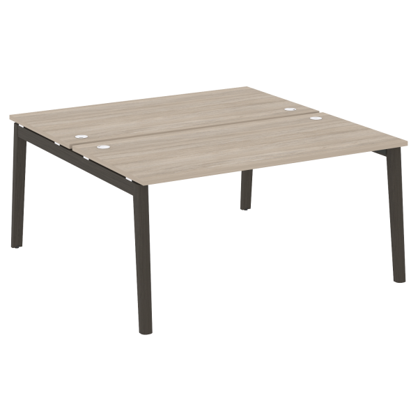 Рабочая станция на деревянных опорах Onix Wood OW.D.RS-2.4.8 1580x1635x750