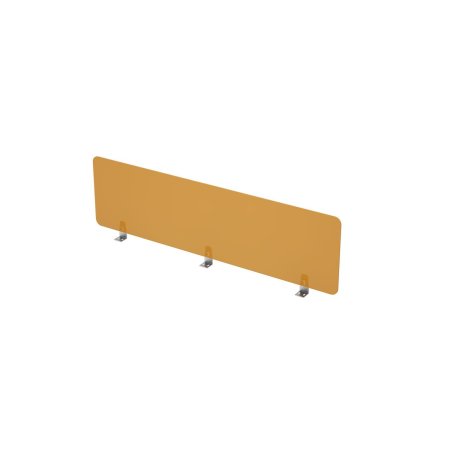 9БР.010.1 Барьер оргстекло, фронтальный (1200x4x300) (Orange)