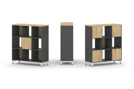 Набор стеллажа 2-х сторонний, 3 яруса SN.NSD-331 (1121х400х1248)