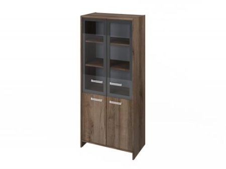 Шкаф для документов Festus FI-671.D 800x460x1861 (Орех Пацифик Табак)