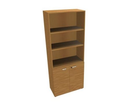 Шкаф высокий с низкой дверью Z2 IDEB86S 860x450x2140 (Орех каналетто)
