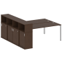 Рабочая станция с опорным шкафом-купе Metal System Style БП.РС-СШК-4.5 2210x2332x1098
