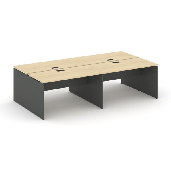 Рабочая станция 2-х сторонняя SN-D.DRS-042 (2360х1432х750) (Акация Лорка/Антрацит)