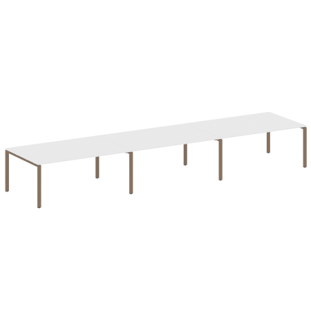 Переговорный стол 3 столешницы Metal System Style БП.ПРГ-3.5 5400x1235x750
