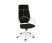 Кресло офисное / IQ / (white+black) белый пластик / черная ткань