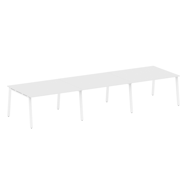 Стол для переговоров (3 столешницы) на А-образном м/к Metal System Style БА.ПРГ-3.3 4200x1235x750