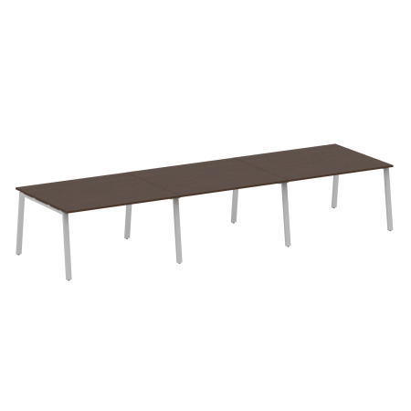 Стол для переговоров (3 столешницы) на А-образном м/к Metal System Style БА.ПРГ-3.3 4200x1235x750