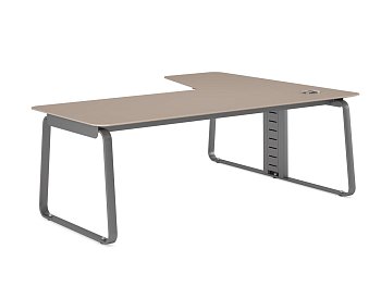 Рабочая станция левая Genesis JNS110SX 2150x1700x745