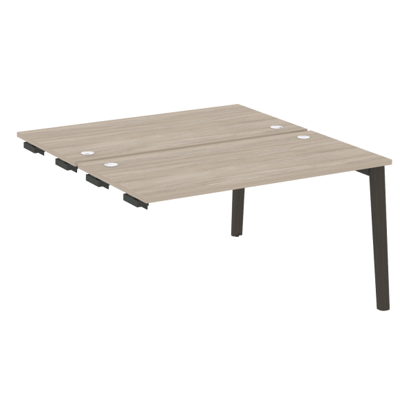 Стол-приставка двойной на деревянных опорах Onix Wood OW.D.SPR-3.7 1380x1475x750