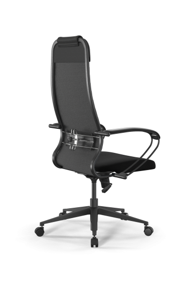 Кресло для руководителя Метта Sit 10 B1-127K - Fabric(19) /Ub02/Wh12/K1bL(M09.B11.G19.W02)