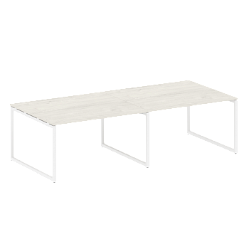 Переговорный стол 2 столешницы Metal System Style БО.ПРГ-2.3 2800x1235x750