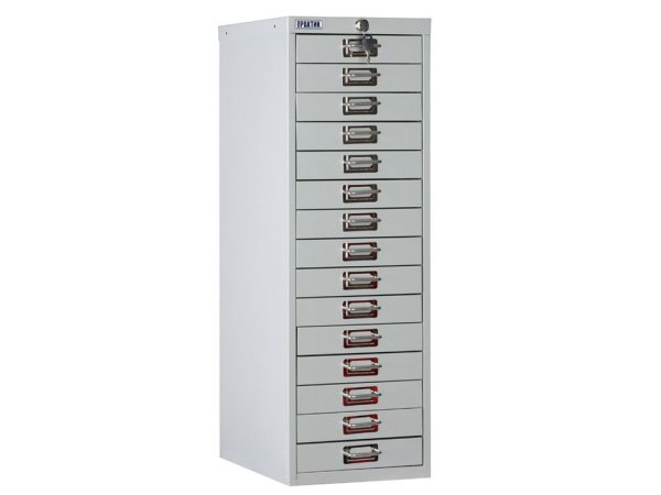 Многоящичный шкаф ПРАКТИК MDC-A4/910/15 (Серый)