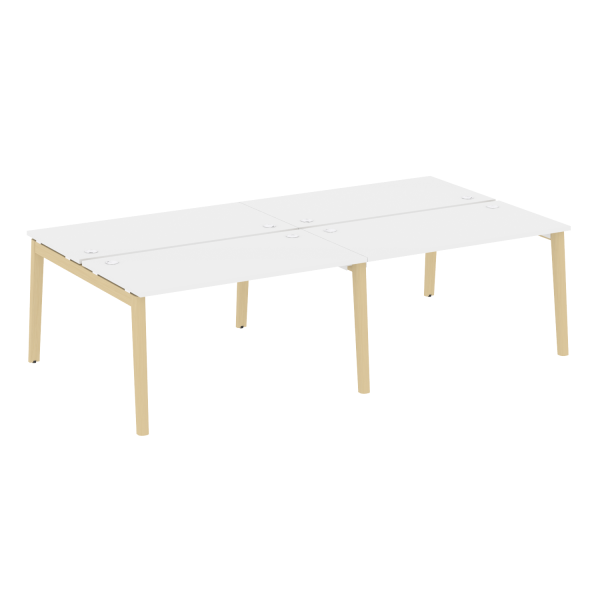 Рабочая станция на деревянных опорах Onix Wood OW.D.RS-4.3.7 2760x1475x750