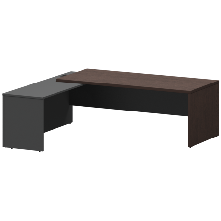 Стол руководителя левый Кортез KZP-22L 2200x2000x750