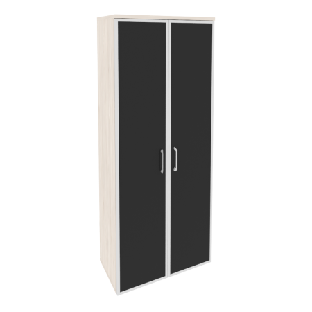 Шкаф высокий широкий Onix O.ST-1.10R 800x420x1977 (Денвер Светлый/Черный)