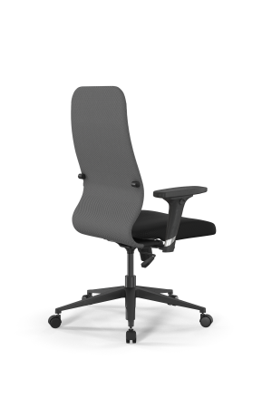 Кресло для руководителя Метта Sit 8 B2-10D - UMF(X1) /Uh02/Wh00/D02P(M09.B11.G19.W02 (Светло-серый | Черный)