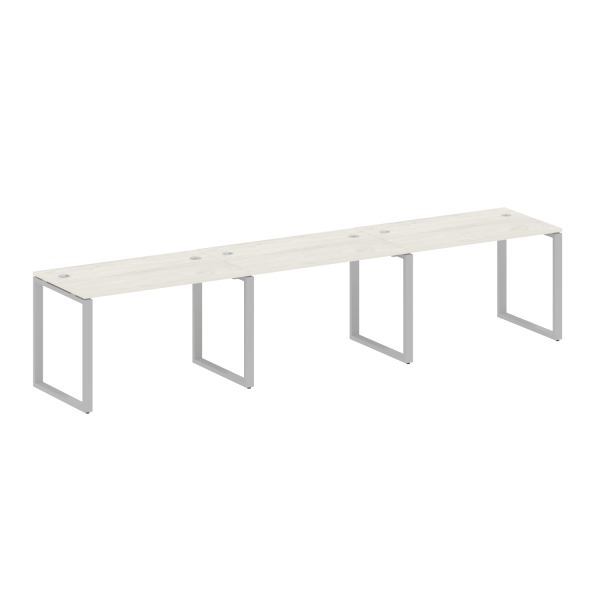 Рабочая станция Metal System Style БО.СМ-3.2 3600x720x750 (Дуб Наварра/Серый металл)
