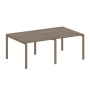 Переговорный стол 2 столешницы Metal System Style БП.ПРГ-2.1 2000x1235x750