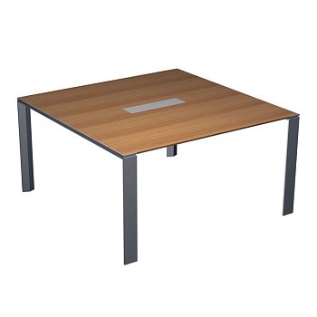 Стол для переговоров П-опоры ноги-хром X7 X7R01 C 1400x1400x720