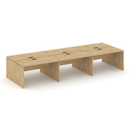 Рабочая станция 2-х сторонняя SN-D.DRS-083 (4140х1632х750) (Тиквуд Светлый)