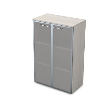 Шкаф средний со стеклом Gloss line 9НШ.017.6 800x450x1245
