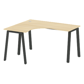 Стол криволинейный левый Metal System Style БА.СА-3 Л 1400x1200x750
