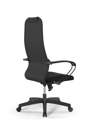 Кресло для руководителя Метта Sit 8 B1-10K - UMF(X1) /Uh02/Wh00/K1bL(M09.B02.G15.W01) (Темно-серый | Черный)