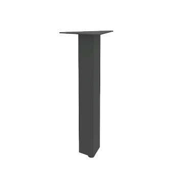 Опора треугольная одиночная Onix O.TO-4 Белый 150x150x450