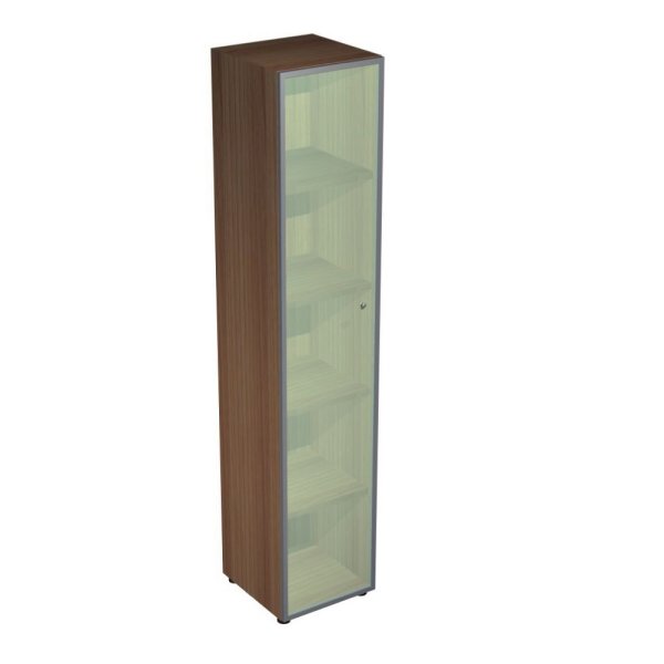 Шкаф высокий узкий со стеклом X7 IDEV43S L/IDEZ43S L 430x450x2140 (Стекло)