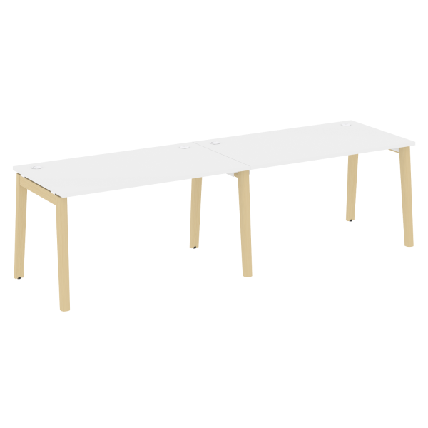 Рабочая станция на деревянных опорах Onix Wood OW.RS-2.3.8 2760x800x750