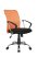 Офисное кресло Smart m 8075 Оранжевый | Черный