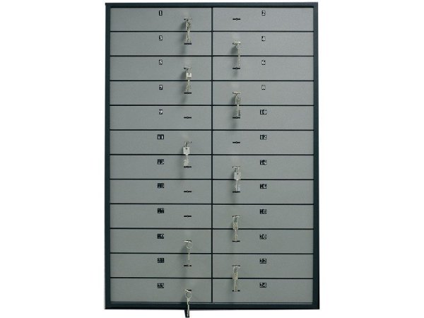 Блок депозитных ячеек VALBERG DB-24S (Серый/Графит)