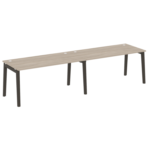 Рабочая станция на деревянных опорах Onix Wood OW.RS-2.4.8 3160x800x750