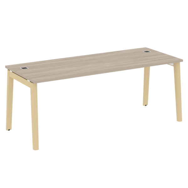 Стол руководителя на деревянных опорах Onix Wood Direct OW.SRR-6.8 1980x800x750
