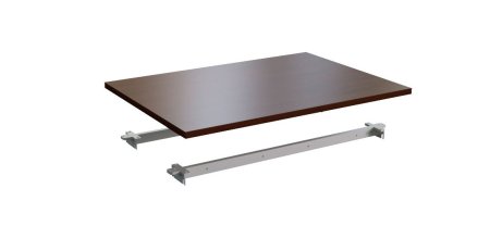 Столешница одинарная 100 Steel 11100 1000x700x25 (Дуб темный)