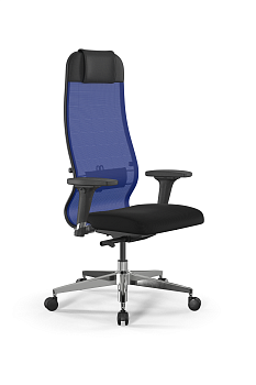 Кресло для руководителя Метта SynchroSit 10 B1-111D - X2+UMF(X1) /Ub00/Wh00/D02P(M23.B22.G18.W03)
