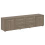 Тумба модульная в кабинет руководителя серии LT-TS 4.3 2200x450x580