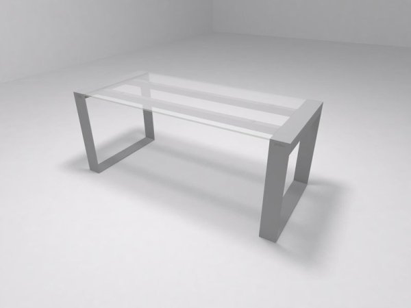 Стол руководителя, столешница стекло Brix BR.00.05 1800x750x800 (СтеклоСерый)