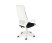 Кресло офисное / IQ / (white+black) белый пластик / черная ткань