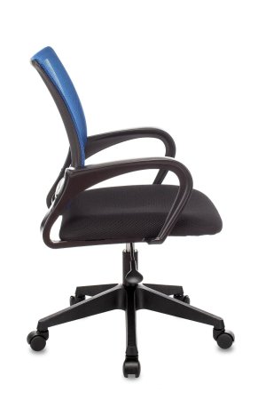 Кресло офисное TopChairs ST-Basic сетка/ткань синий (Компьютерное кресло ST-Basic синий)