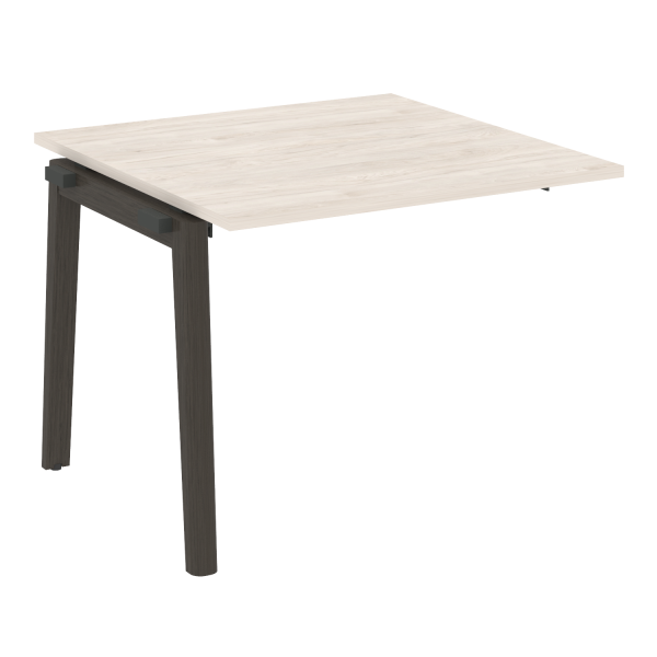 Проходной наборный элемент переговорного стола на деревянных опорах Onix Wood OW.NPRG-1 980x980x750