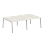 Рабочая станция на 4 рабочих места на А-образном м/к Metal System Style БА.СМ-4.2 2400x1475x750
