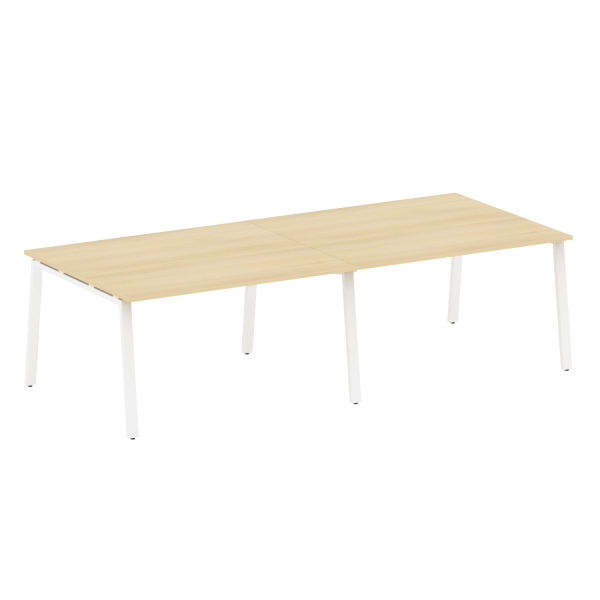 Стол для переговоров (2 столешницы) на А-образном м/к Metal System Style БА.ПРГ-2.3 2800x1235x750