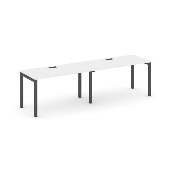 Рабочая станция 1 сторонняя SN-5P.ORS-022 (2360х800х750) (Белый/Металл Антрацит)
